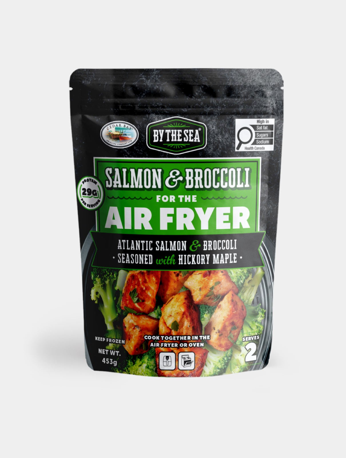 Salmon & Broccoli Hickory Maple