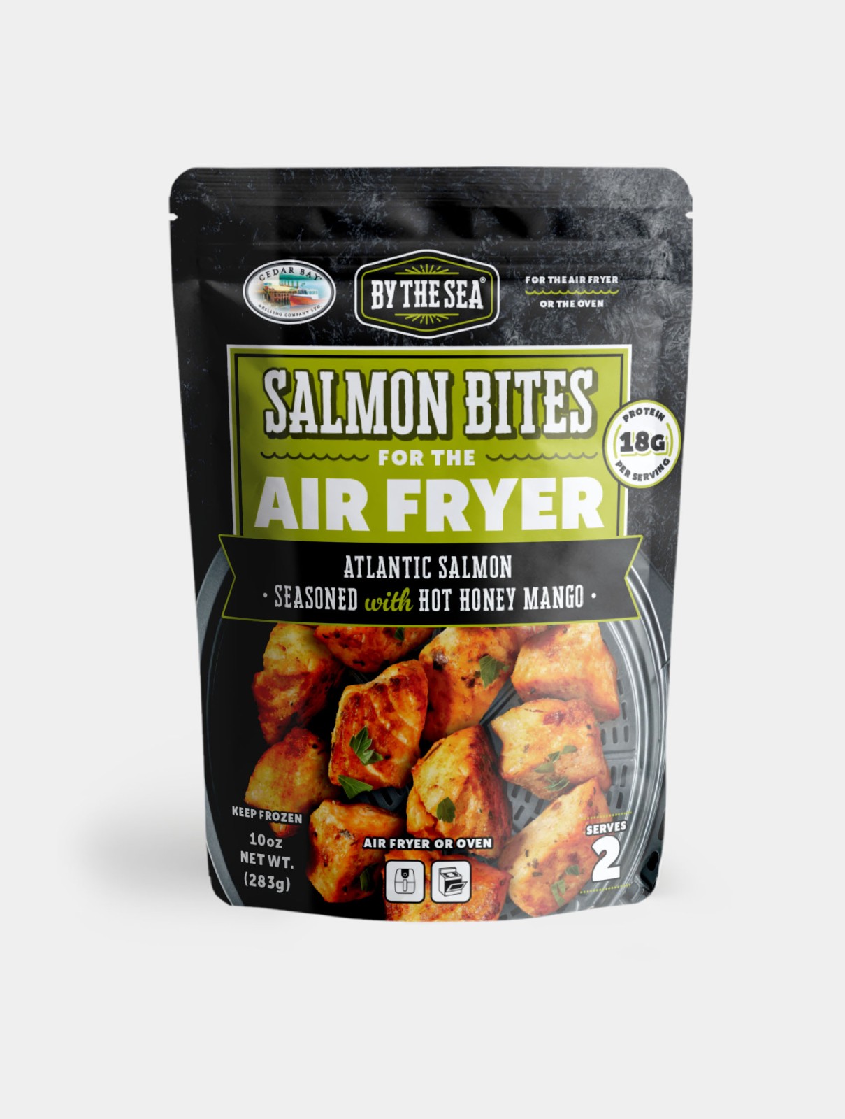 Salmon Bites Hot Honey Mango
