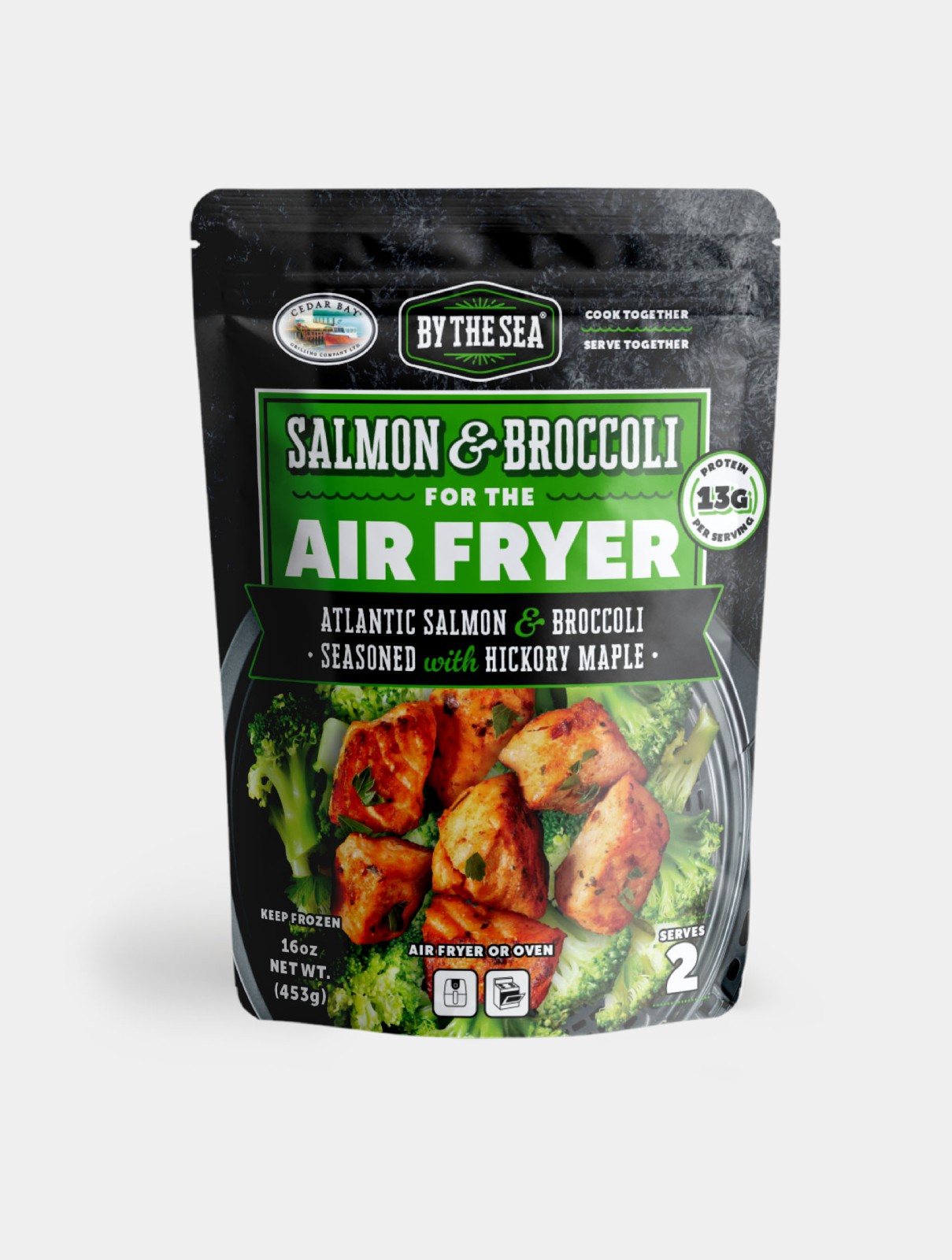 Salmon & Broccoli Hickory Maple