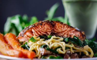 Miso Butter Salmon Pasta