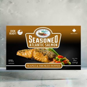 Maple Smoked Pepper Salmon Off the Plank